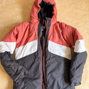 Columbia Kids Coral and Gray Jacket